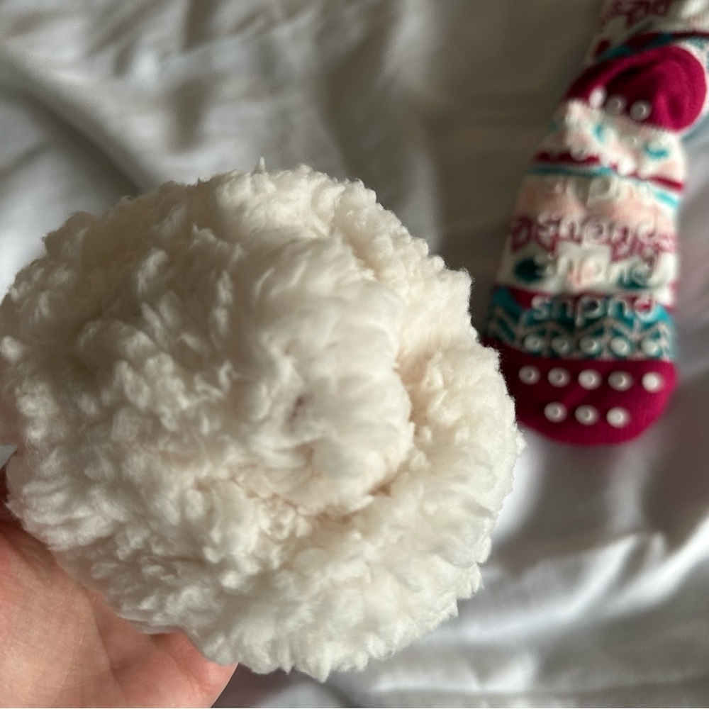 Fuzzy Slipper Socks - Picture 4 of 5